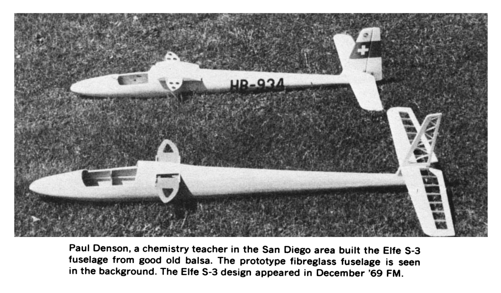 Paul Denson Elfe S-3 Fuselage